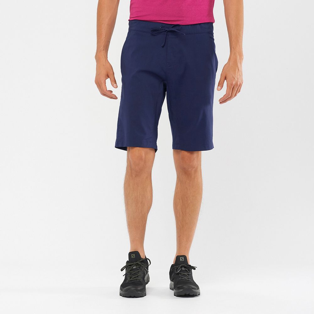 Shorts Salomon Homme Bleu Marine - Salomon EXPLORE M - France (7190-ROUSM)